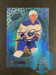 2022-23 Skybox Metal Universe Blue Spectrum Jack Quinn #157 RC Rookie Sabres
